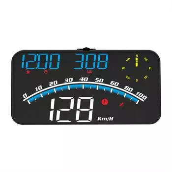 Новый цифровой спидометр, общий GPS, HUD автомобиля, проекционный дисплей, сигнализация о превышении скорости, миль в час