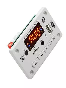 Новый DC12V беспроводной Bluetooth 5.0 MP3 WMA декодер плата аудио модуль поддержка USB TF AUX FM запись автомобильные аксессуары CD