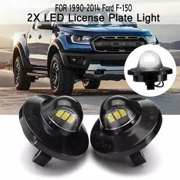 Новый для Ford F-150 F250 F350 1990-14 Пикап Яркий Светодиодный Фонарь Подсветки Номерного Знака 2 шт.