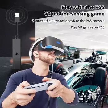 Новый для PS5 VR кабель-адаптер для PS5 консоли USB 3.0 мини-камера разъем для PS VR к P5 кабель-адаптер для PS5 аксессуары чёрный