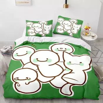 Новый GeorgeNotFound Merch Ranboo Dream Комплект постельного белья для мальчиков и девочек Twin Queen Size Пододеяльник Наволочка Кровать Дети Взрослые Домашний Текстиль EU Twin 135x200cm