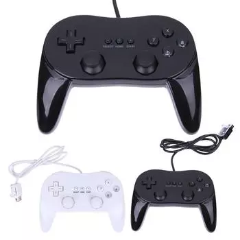 Новый игровой контроллер Pro Classic, консольный джойстик для пульта дистанционного управления белый