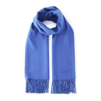 Новый кашемировый шарф 2185477 L Синий [Barneys York] [Barneys York] Женский синий