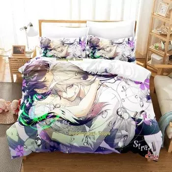 Новый комплект постельного белья Collar x Malice Single Twin Full Queen King Size Bed Set Adult Kid Bedroom Duvetcover Sets Anime lit 70x133cm 2pcs