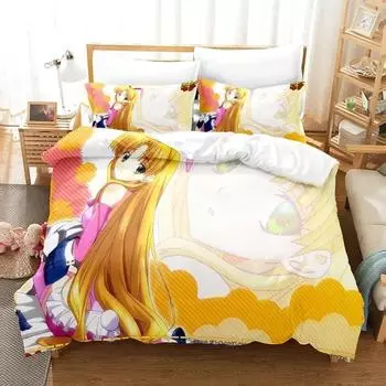 Новый комплект постельного белья Kawaii High School DxD Single Twin Full Queen King Size Bed Set Adult Kids Bedroom Duvet cover Sets Anime Bed 70x133cm 2pcs