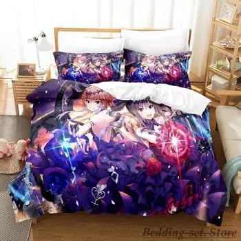 Новый комплект постельного белья THE iDOLM@STER Cinderella Girls Starlight Stage из трех предметов с рисунком из мультфильма «Аниме» для взрослых и детей, комплект пододеяльников 70x133cm 2pcs
