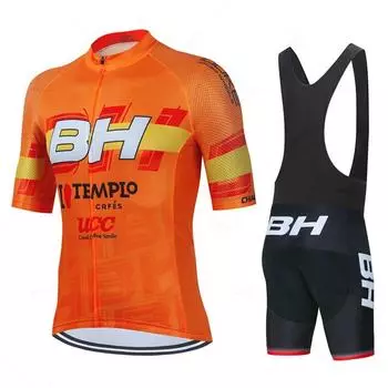Новый комплект велосипедного трикотажа BH Team для мужчин, летняя горная форма с короткими рукавами, Ropa Ciclismo Maillot Hombre, костюм для велосипедной одежды XS