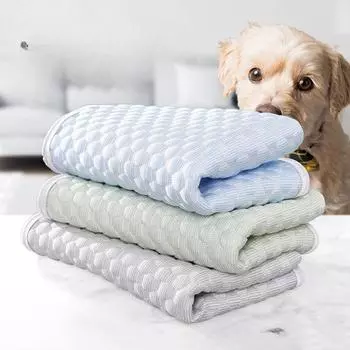 Новый коврик Pet Ice Silk, коврик Pet Ice, 3D-шелковый прохладный коврик для собак, товары для животных S40*30CM