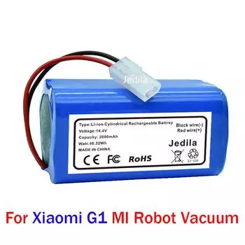 Новый литий-ионный аккумулятор 14,4 В, 2800 мАч для робота-пылесоса G1 Mi-Mop Essential Mjstg1, аккумуляторный блок для робота-пылесоса 18650