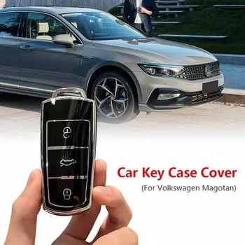 Новый модный чехол для ключей из ТПУ для Volkswagen VW CC Passat B6 B7 Passat 3C CC Maogotan R36 B5 B7L, протектор, автоаксессуары розовый