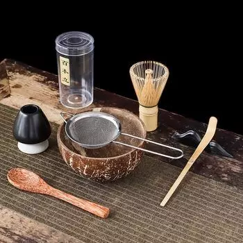 Новый набор для приготовления чая Coconut Matcha, набор чаш для чая Bai Ben Li, набор для приготовления чая Li, набор инструментов в японской подарочной коробке