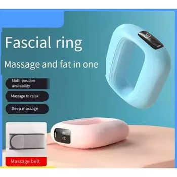 Новый профессиональный перезаряжаемый массажер Fascia Gun с высокочастотной вибрацией и быстрым сжиганием жира для снятия усталости розовый