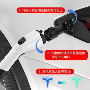 Новый разъем для зарядки электромобиля SAE J1772 Тип 1 для Tesla Convertor EVSE EV Charger Adapter для Tesla Model X/Y/3/S