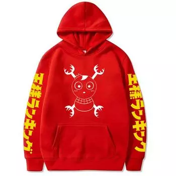 Новый рейтинг королей Kack Print Pattern мужской и женский свитер с капюшоном XS красный