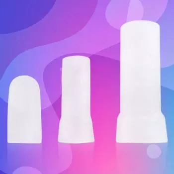Новый S/M/L/вакуумный удлинитель, силиконовые рукава для пениса, зажимной комплект для увеличения пениса/удлинитель/замена носилок, резина S 19.5 60MM