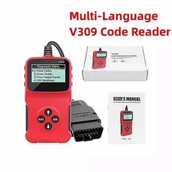 Новый сканер OBD2 профессиональный автомобильный двигатель V317/V520/V519/V309/V314 система автомобильный считыватель кодов DTC поиск инструмент для диагностики автомобиля