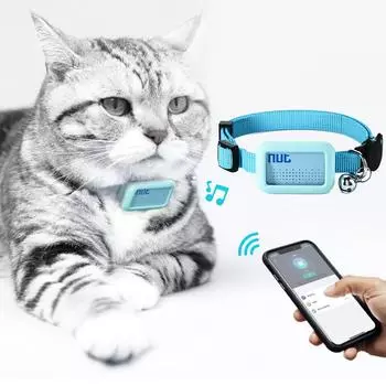 Новый водонепроницаемый GPS-локатор для домашних животных с Bluetooth, ошейник с защитой от потери, умный трекер позиционирования для собак и кошек, легкий трекер для отслеживания, умный