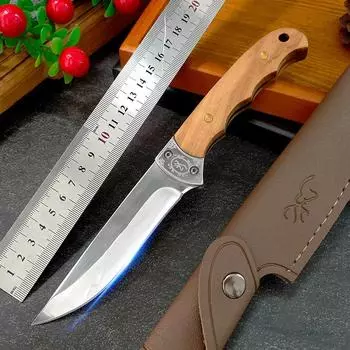 Нож для нарезки рыбы, фруктов, костей, топор, мясо, овощи, кухонные ножи, кованое лезвие, нож для разделки мяса, деревянная ручка, универсальный нож повара