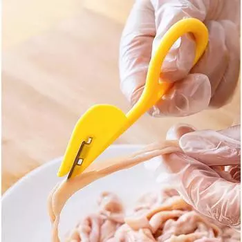 Нож для потрошения уток Нож для потрошения куриц Нож для потрошения угрей и вьюнов Ножницы для потрошения угрей Нож для потрошения кишок Random color