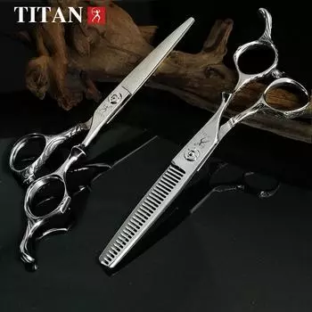 Ножницы для волос TITAN 6,0 дюйма, профессиональные парикмахерские ножницы для стрижки волос