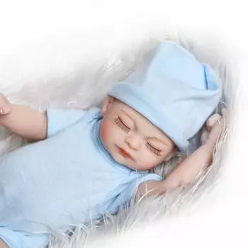 NPK 26 см мини-виниловая кукла Reborn с милой соской, милые игрушки для детей, подарок на день рождения 26cm розовый