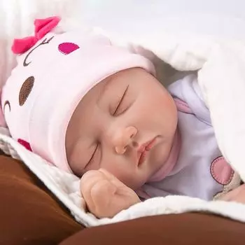 NPK Спящий ребенок 55 см кукла Reborn Baby реалистичная силиконовая реалистичная настоящая кукла игрушка подарок 55cm