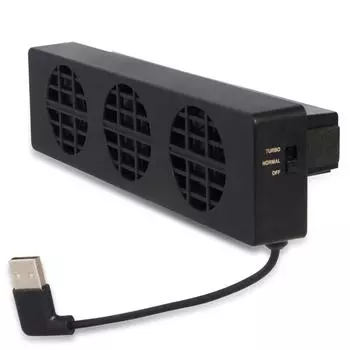 NS Switch внешний док-компьютер охлаждающий вентилятор охлаждающая подставка охладитель с 3 вентиляторами 7.1*18.2*4.5cm чёрный