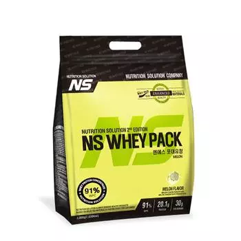 NS WHEY PACK NS WHEY со вкусом дыни, 2 кг WPC 91, сывороточный протеин, оздоровительная добавка, протеиновая концентрированная сыворотка