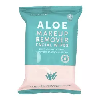 Nu-Pore, aloe makeup remover, 24 tissues