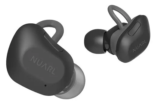NUARL Bluetooth5 полностью беспроводные наушники левая и правая разделены 5 часов вес 5 г HDSS IPX4 водонепроницаемый автоматический микрофон матовый черный NT01: Тип,