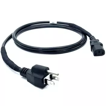 NUDE CABLE Кабель питания 125 В 7 А 3-контактный модель гитары D-TUNE 1,5 м (стандарт (для усилителя)