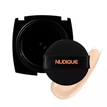 Nudique полутональный кушон ВЕР2. Сменный блок SPF50+ PA+++ функциональной тональной пудры против морщин/отбеливающей, сияющее водное сияние, 15 г, 1 шт.
