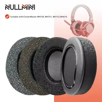 NullMini Replacement Earpads for CoolerMaster MH750, MH751, MH752,MH670 Headphones Ear Cushion Earmuffs Headset Headband