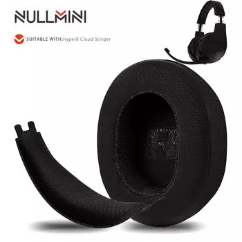 Сменные амбушюры Nullmini для наушников HyperX Cloud Stinger, охлаждающие гелевые амбушюры, подушечки для наушников, оголовье