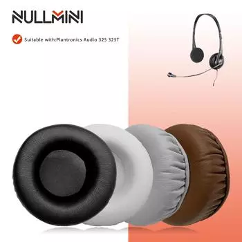 NullMini Replacement Earpads for Plantronics Audio 325 325T Headphones Ear Cushion Earmuffs Sleeve Headset