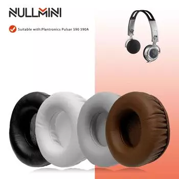 NullMini Replacement Earpads for Plantronics Pulsar 590 590A Headphones Ear Cushion Earmuffs Sleeve Headset