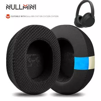 Сменные амбушюры Nullmini для наушников Sony WH-CH710N CH720N CH700N, охлаждающие гелевые амбушюры, подушечки для наушников, оголовье