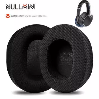 Nullmini Replacement Earpads for Turtle Beach 800p Elite Headphones Cooling Gel Ear Pads Cushion Earmuffs Sleeve Headband