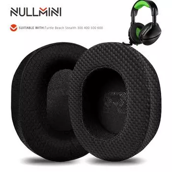 Nullmini Replacement Earpads for Turtle Beach Stealth 300 400 500 600 Headphones Cooling Gel Ear Pads Cushion Earmuffs Sleeve