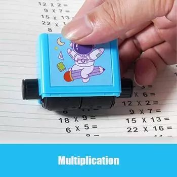 Number Children Math Stamp DIY Roller Arithmetic Seal Creative Gifts multiplication