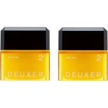 Number Three Deuxer SOft Wax 2 Set Of 2 Hair Wax Floral Berry Yellow Set Of 2