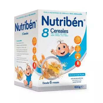 Nutriben Papilla 8 злаков 600 г