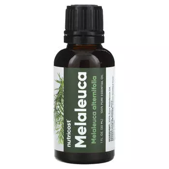 Nutricost, 100% чистое эфирное масло, чайное дерево (Мелаеука Альтернифолия), 1 жидкая унция (30 мл)