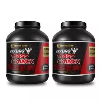 Nutrition Factory 1+1 Протеиновая добавка Hydro Mass Gainer для здоровья