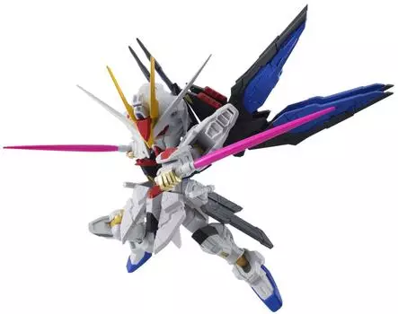 NXEDGE STYLE Mobile Suit Gundam SEED DESTINY [MS UNIT] Strike Freedom Gundam approx. 80mm PVC&ABS painted movable figure