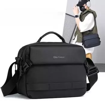 Nylon Single-shoulder Crossbody Bag Men s and Women s Portable Lightweight Mobile Phone Key Bag Outdoor Sports Bag чёрный