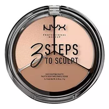 NYX PROFESSIONAL MAKEUP 3 шага к скульптурированию лица Sculpt NYX - Fe, 0,54 унции, 1 шт.