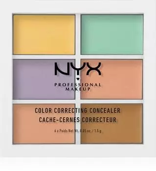 NYX Professional Makeup Color Correcting palette correcteurs TU прозрачный