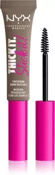 NYX Professional Makeup Thick it Stick It Brow Mascara mascara sourcils TU прозрачный