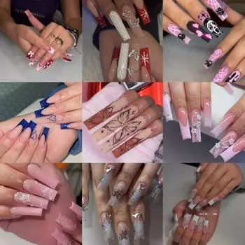 O5 Nail Pads Changfeng Wears Nail Pads Spice Girls Wears Nail Stickers Nail Pads Готовая продукция Glue model